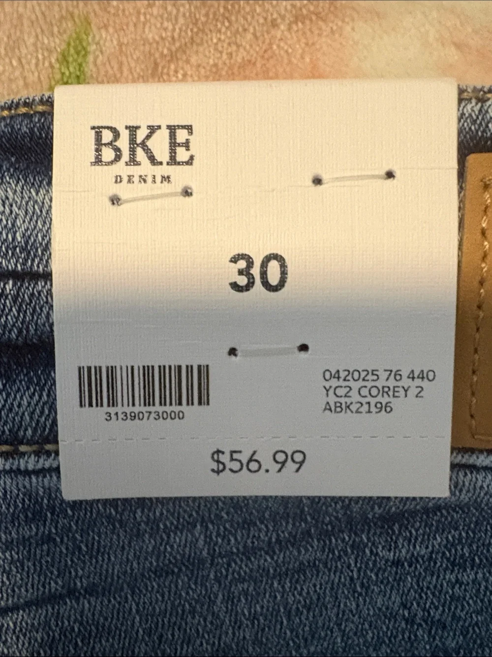 BKE high rise Denim Shorts